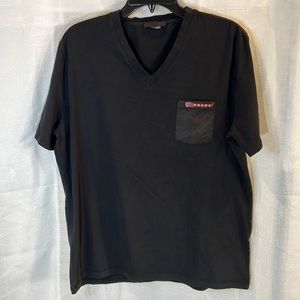 Prada Milano v-neck shirt size XXL